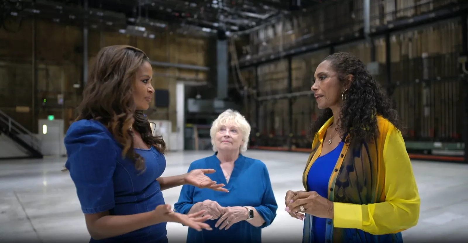 Dirty Rotten Scandals: The Price is Right. Pictured (L-R): Claudia Jordan, Linda Riegert and Kathleen Bradley. Photo Credit: Courtesy of E! © VERSANT MEDIA 2026. All Rights Reserved
