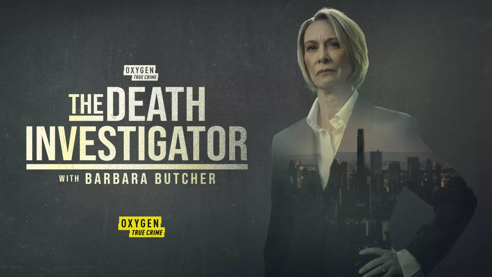 The Death Investigator with Barbara Butcher on Oxygen True Crime. Photo Credit: Oxygen True Crime. © VERSANT MEDIA 2026. All Rights Reserved.
