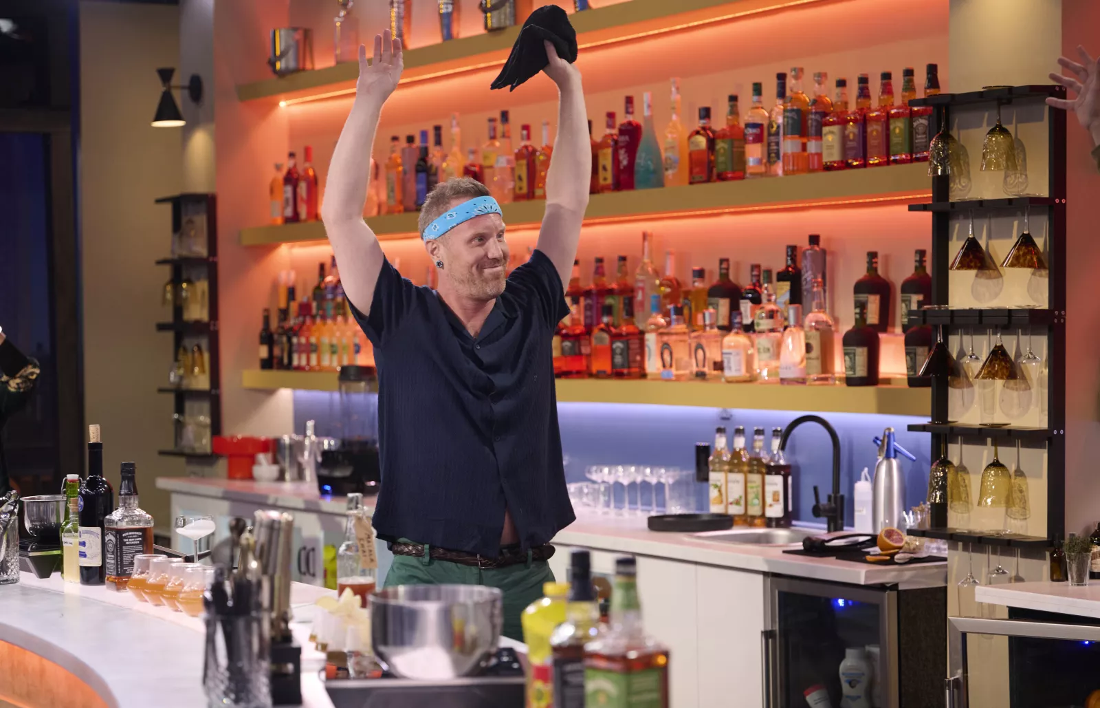 Jon Schott on Cocktail Wars on E! Photo Credit: Scott Gries/E! Entertainment © 2026 VERSANT MEDIA. All Rights Reserved.