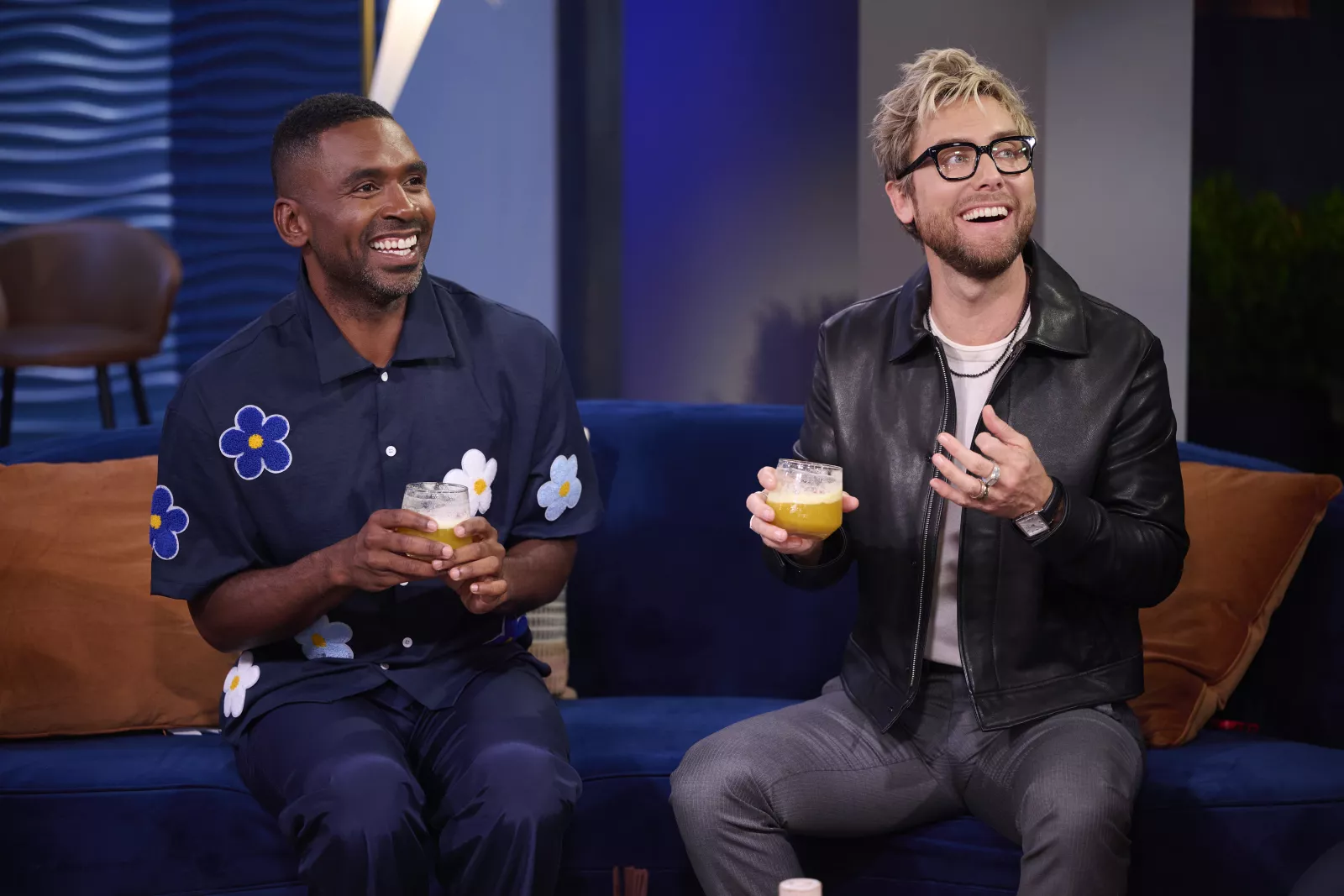 Justin Sylvester and Lance Bass on Cocktail Wars on E! Photo Credit: Scott Gries/E! Entertainment © 2026 VERSANT MEDIA. All Rights Reserved.