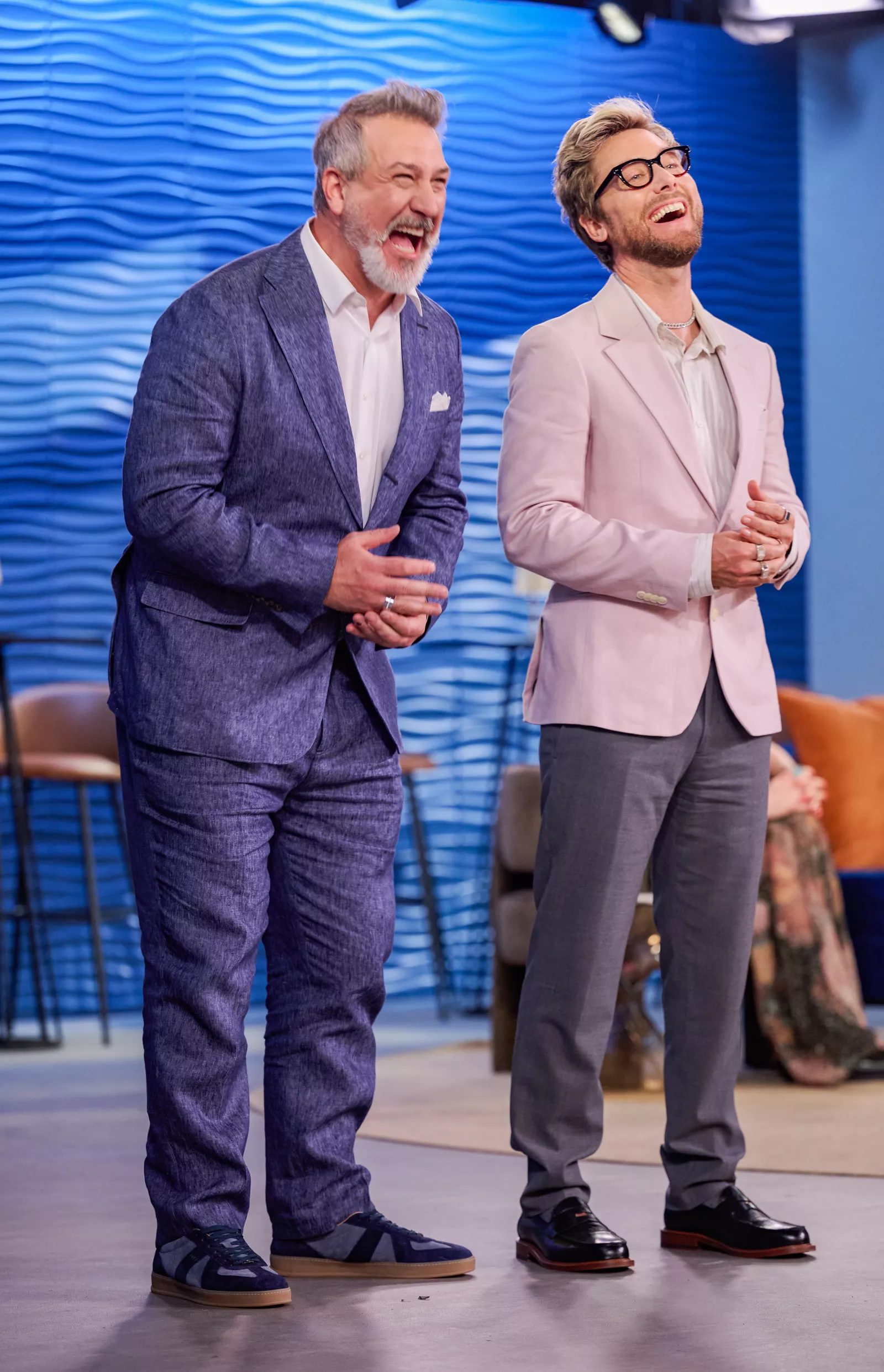 Joey Fatone and Lance Bass on Cocktail Wars on E! Photo Credit: Scott Gries/E! Entertainment © 2026 VERSANT MEDIA. All Rights Reserved.