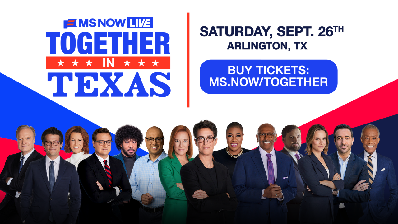 MS NOW Live Together in Texas